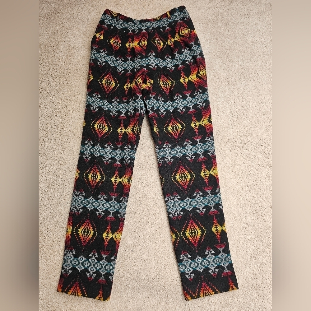 Pendleton Meets Opening Ceremony Tribal Geometric Aztec Wool Pants Small